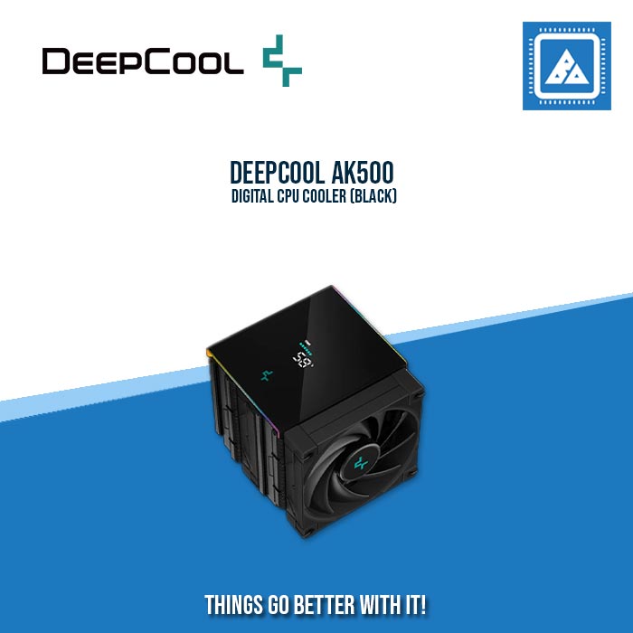 DEEPCOOL AK500 DIGITAL CPU COOLER (BLACK) DEEPCOOL AK500 DIGITAL CPU COOLER (BLACK)